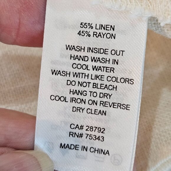 House Of Harlow 1960 Linen Blend Puff Sleeve Top & Shorts Set Size Small Ivory - Picture 9 of 14